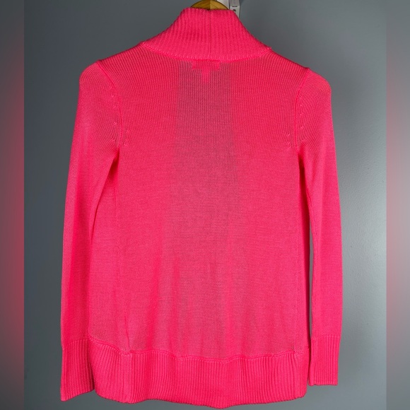 Lilly Pulitzer hot pink cardigan - Picture 3 of 7